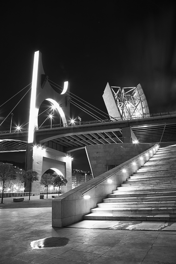 Bilbao - Guggenheim Museum #4 - La Salve Bridge - Red Arch