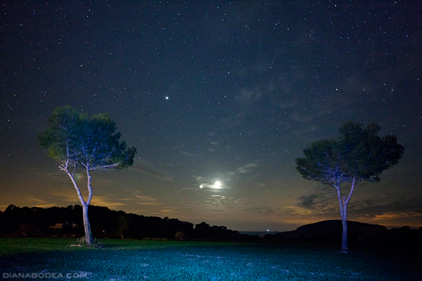 Conjunction Moon-Venus