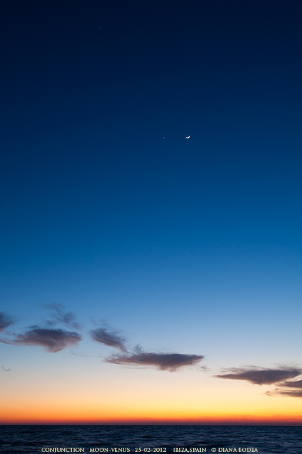 Conjunction Moon-Venus