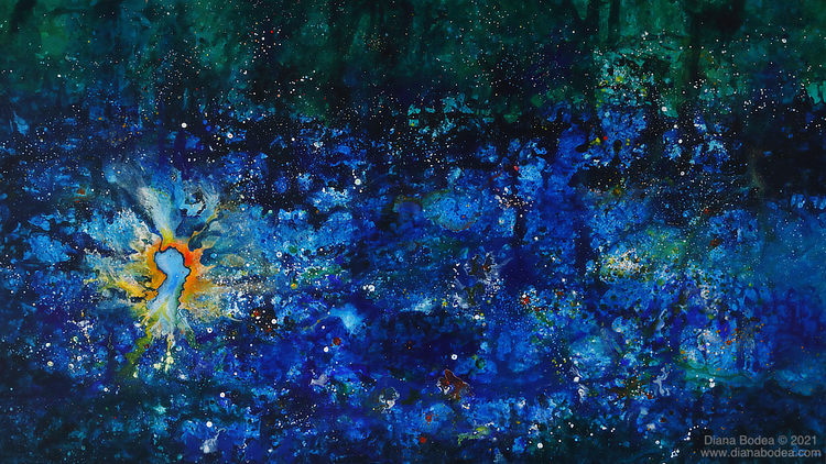 New galaxy - 230x130cm