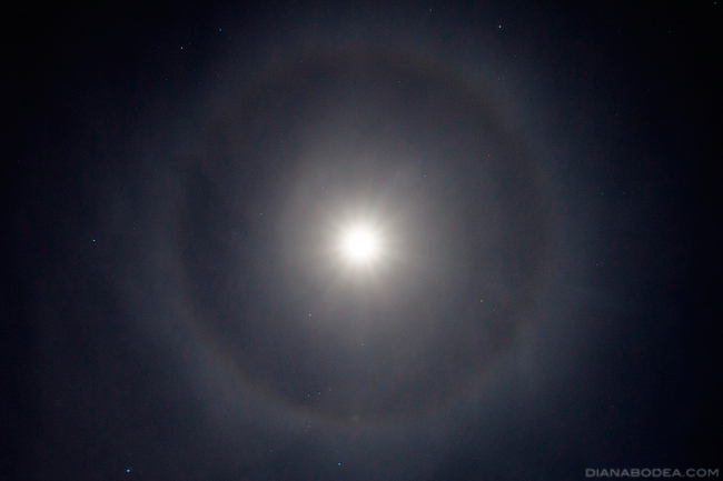Moon halo