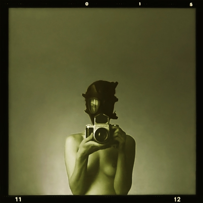 Self with pentacon six